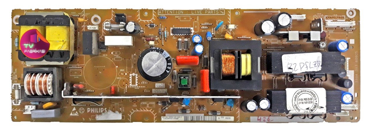 3104 313 60925 , 310432849232 , 310431360925 , 32PFL7332/10 , POWER BOARD , PHILIPS BESLEME