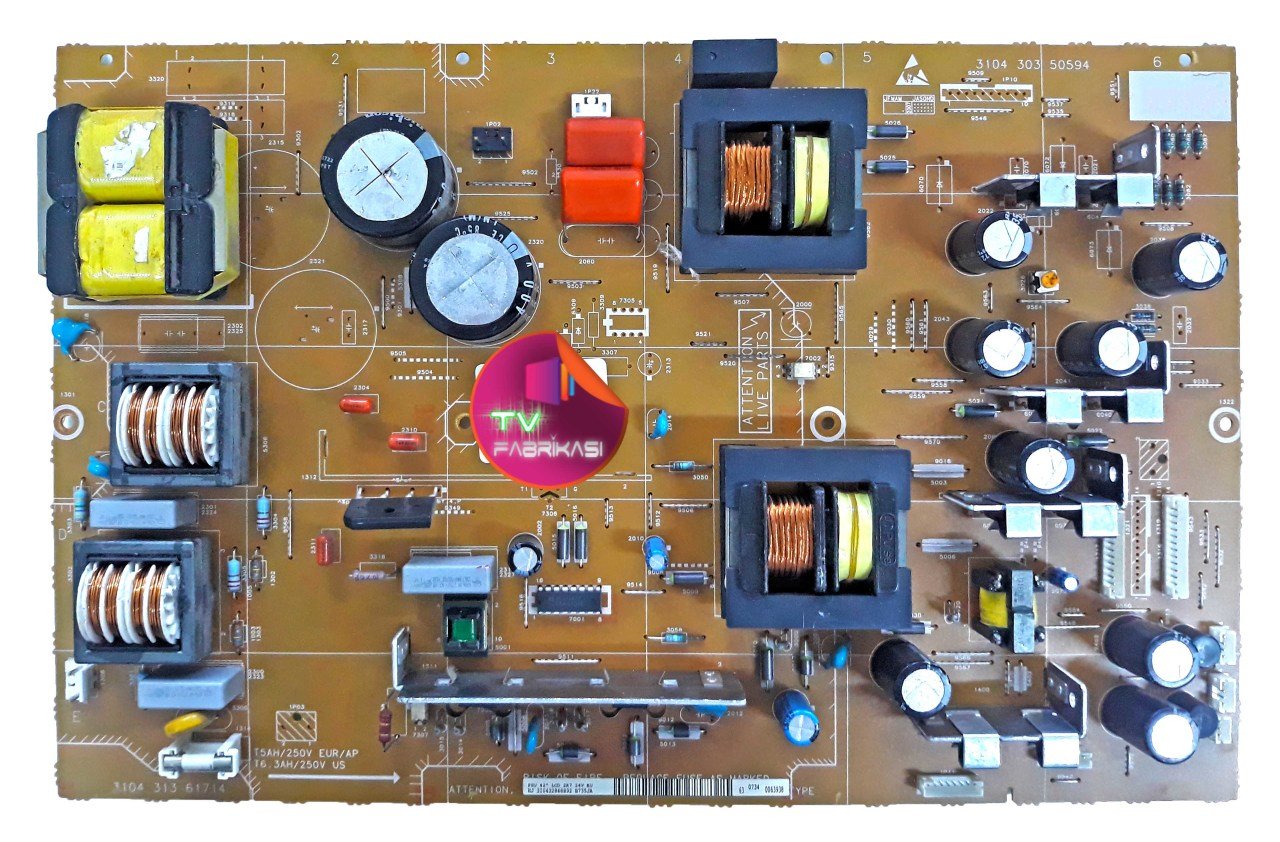 3104 313 61714 , 3104 303 50594 , PSU 42'' LCD , 310432848892 , POWER BOARD , PHILIPS BESLEME
