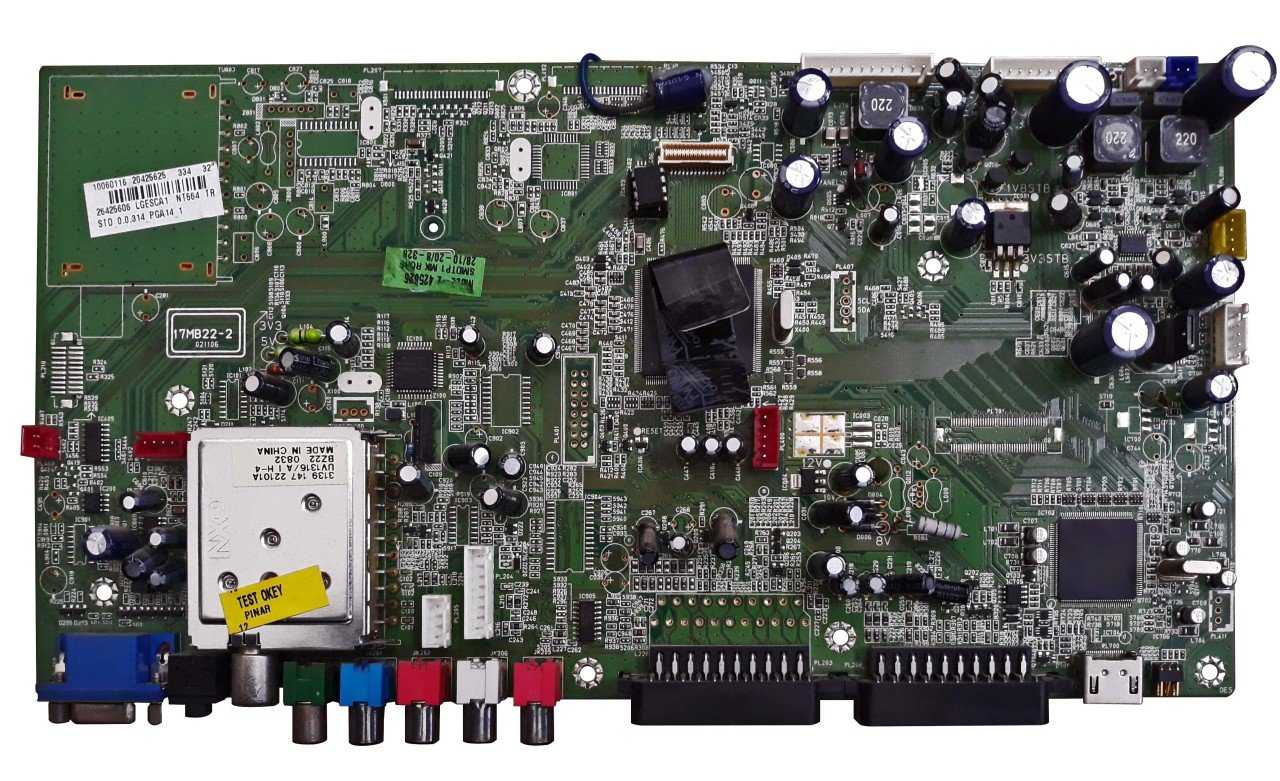 17MB22-2 , 20425625 , 32'' INCH LGSECA1 PANEL , 021106 , MAIN BOARD , VESTEL ANAKART