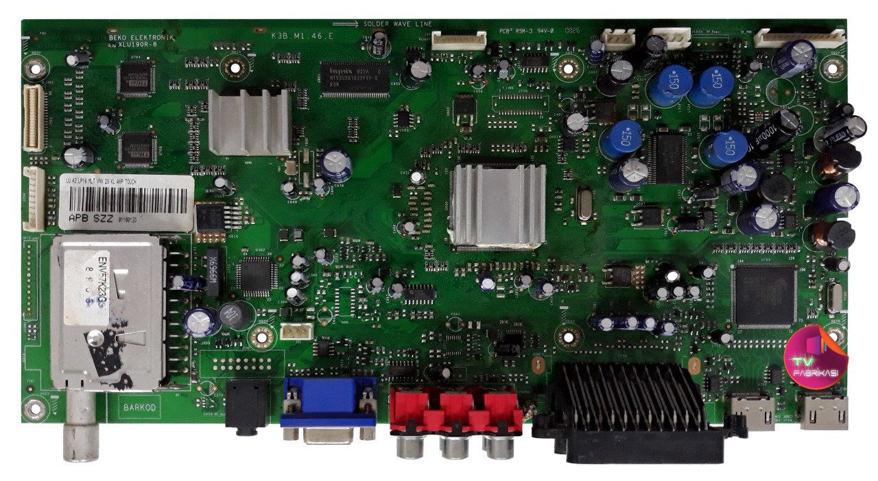 XLU190R-8 , APBSZZ , APB SZZ , K3B.M1.46.E , 42'' , MAIN BOARD , ARCELIK BEKO