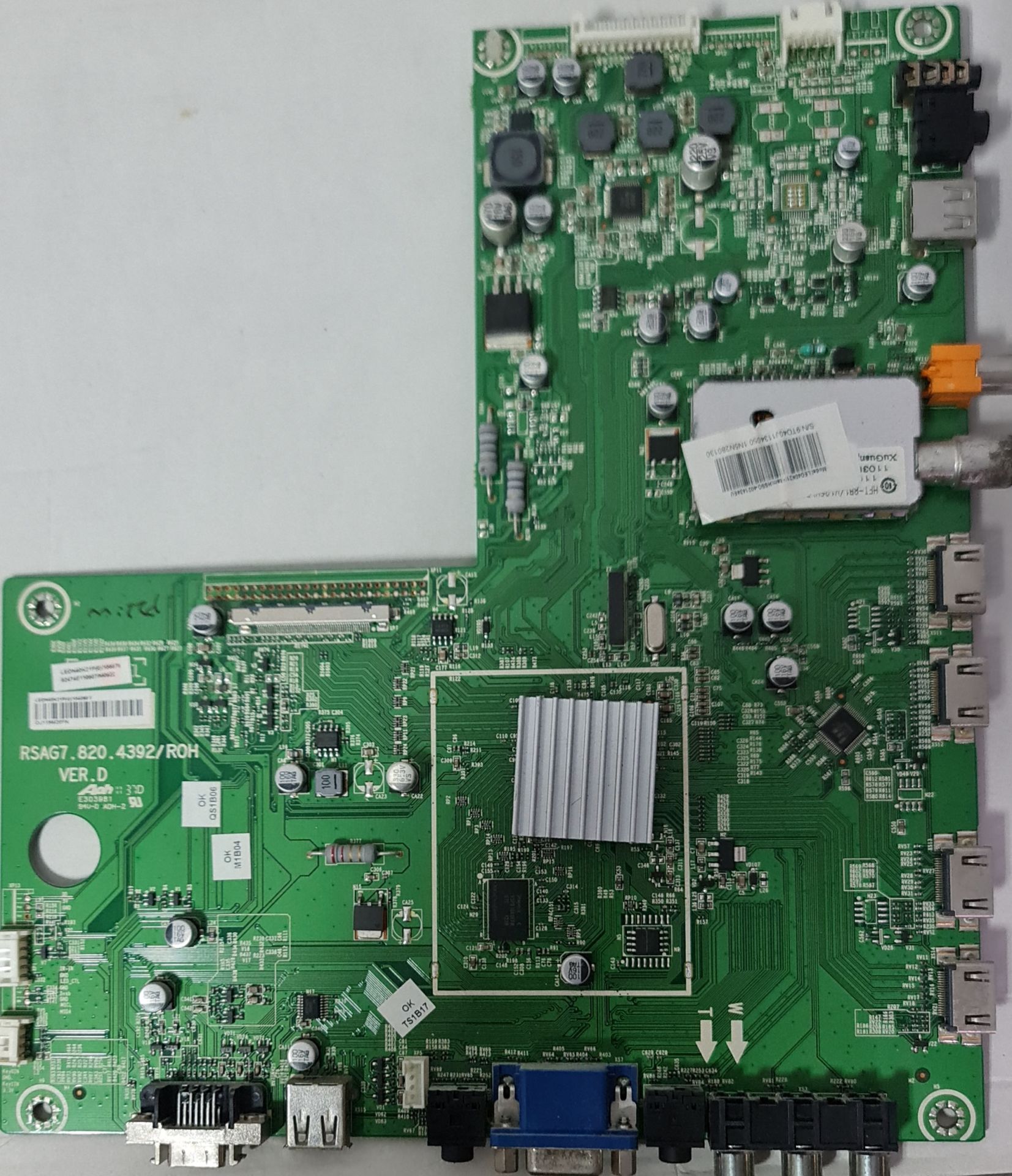 RSAG7.820.4392/ROH VER.D ,   HİSENSE LED TV LED40K21P , LEDN40K21P , MAİN BOARD