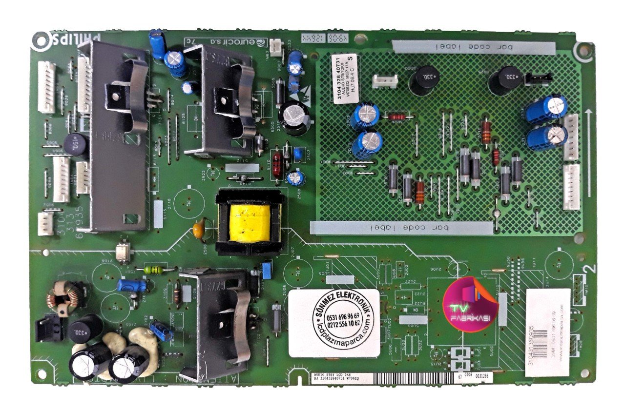 3104 313 60935 , 3104 328 4731 , AUDIO STBY LCD 2K6 , POWER BOARD , PHILIPS BESLEME