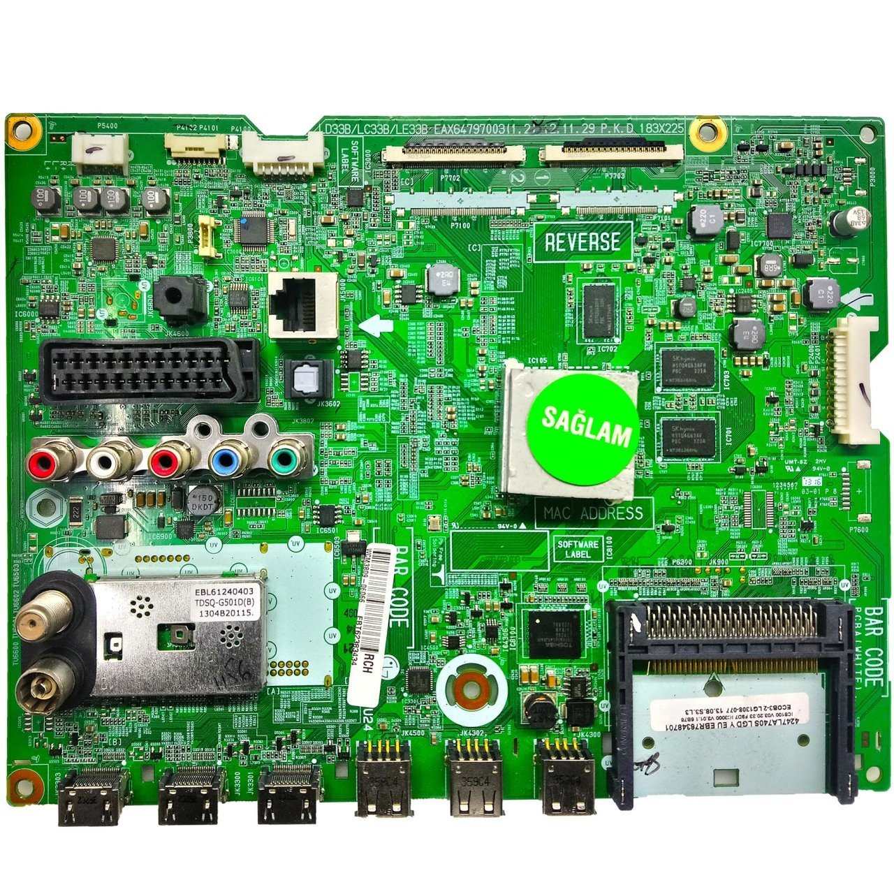 EAX64797004(1.1) , EBT62596128 , 42LA660S-ZA , MAIN BOARD , LG ANAKART