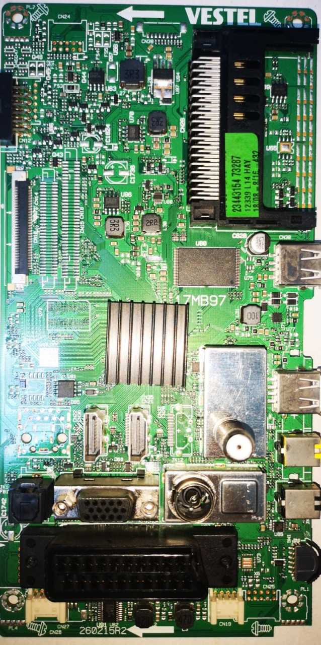 17MB97, 23443155, 23443154, HI-LEVEL 43HL555, Main Board, Ana Kart
