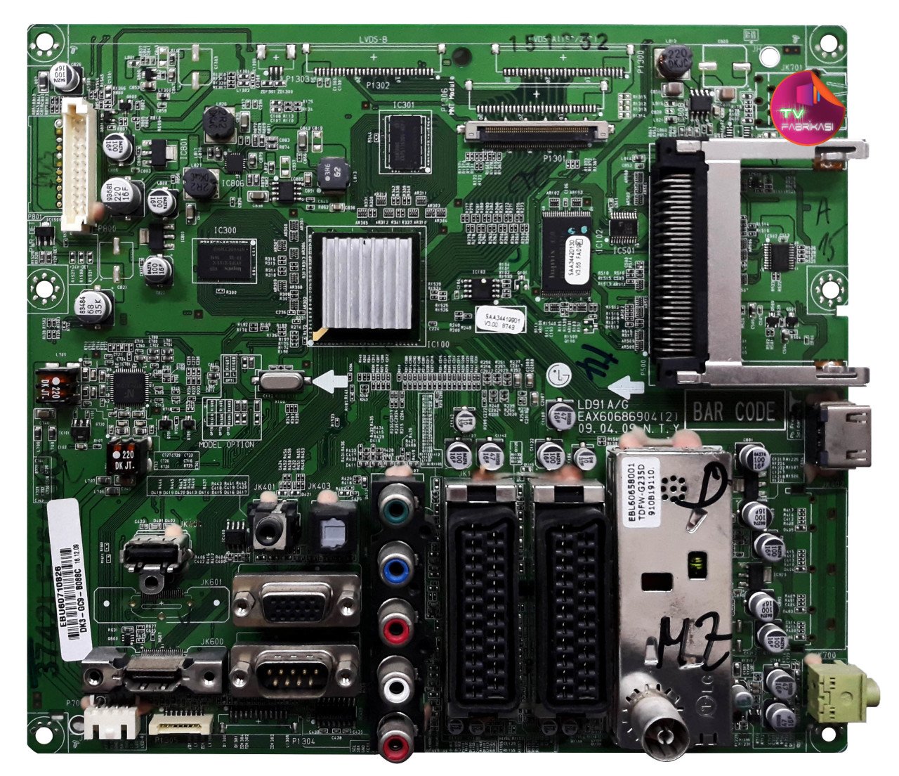 EAX60686904(2) , EBU60710826 , 42LF2500-ZA , 37LF2500-ZA , MAIN BOARD , LG ANAKART