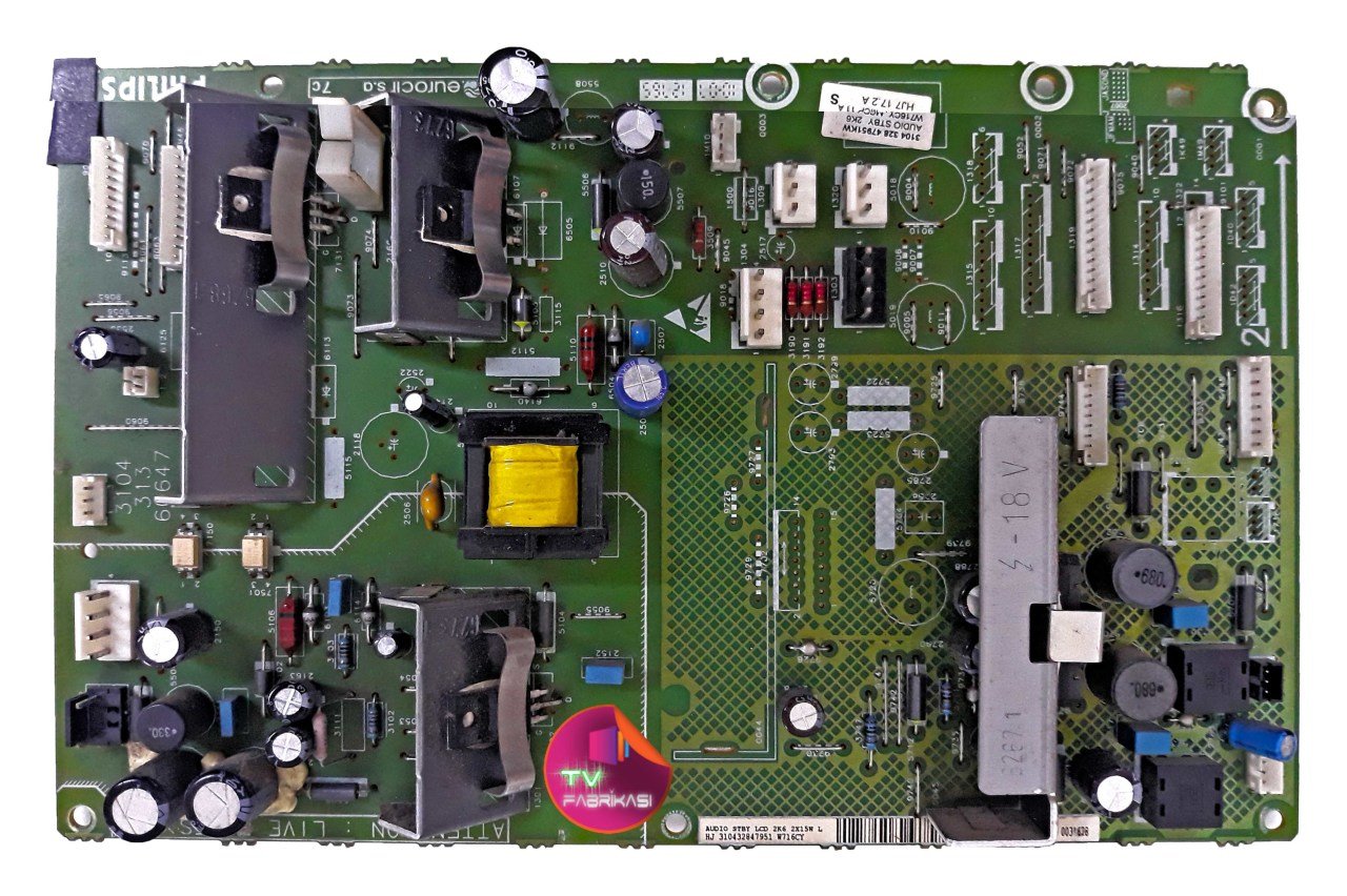3104 328 47951KW , AUDIO STBY LCD 2K6 , 3104 313 60647 , POWER BOARD , PHILIPS BESLEME