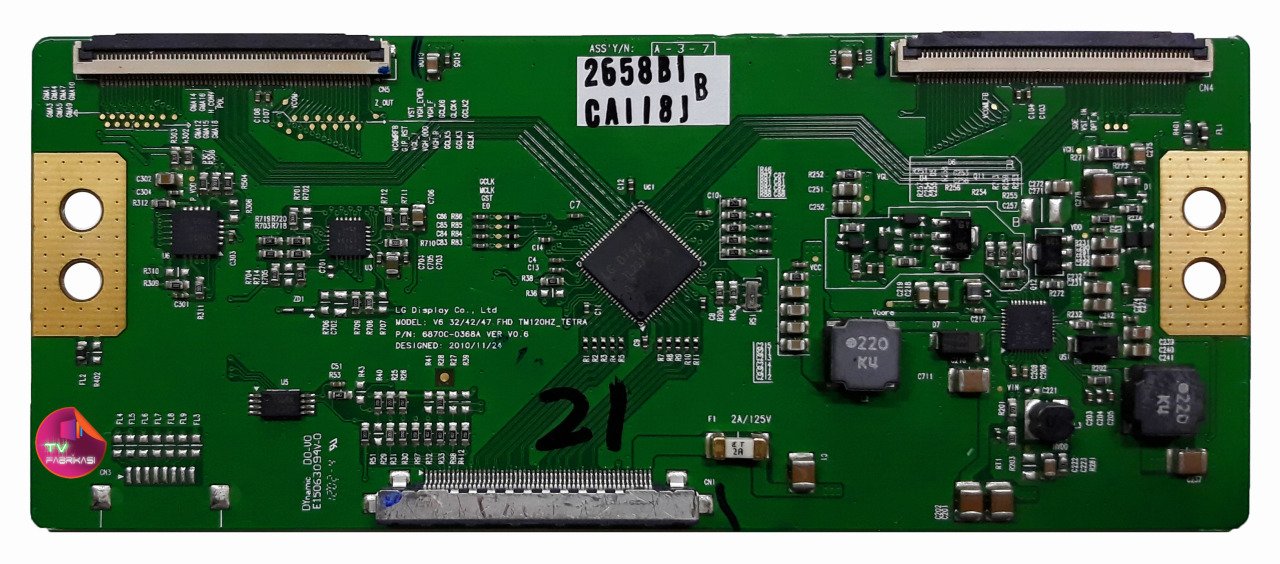 6870C-0368A , VER V0.6 , V6 32/42/47 FHD TM120HZ_TFTRA , LG T-CON