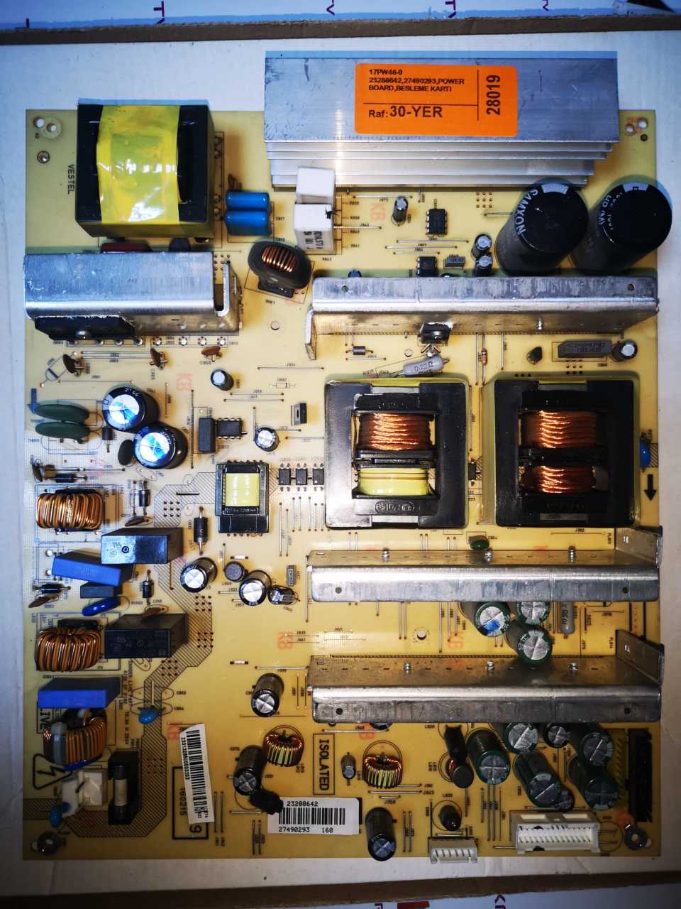 17PW46-9 23288642,27490293,POWER BOARD,BESLEME KARTI