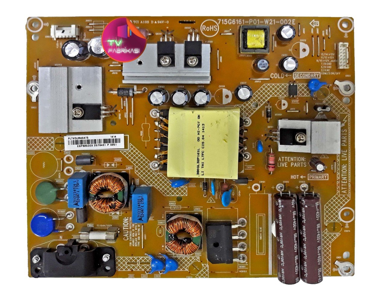715G6161-P01-W21-002E , PLTVDL264XAT5 , 32PFK4309/12 , POWER BOARD , PHILIPS BESLEME