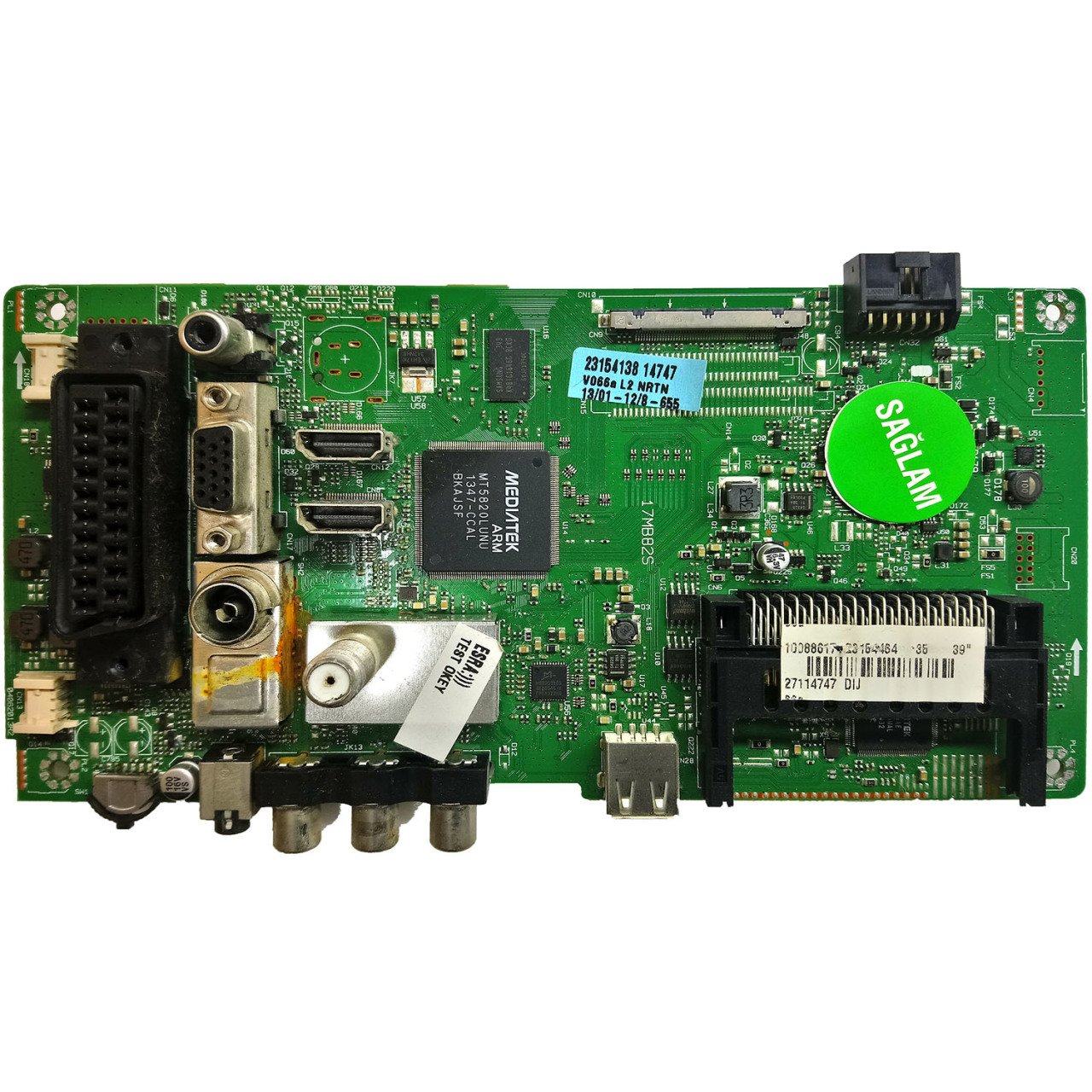 17MB82S 04062013R2 23154464 23154138 DIJ Vestel Anakart