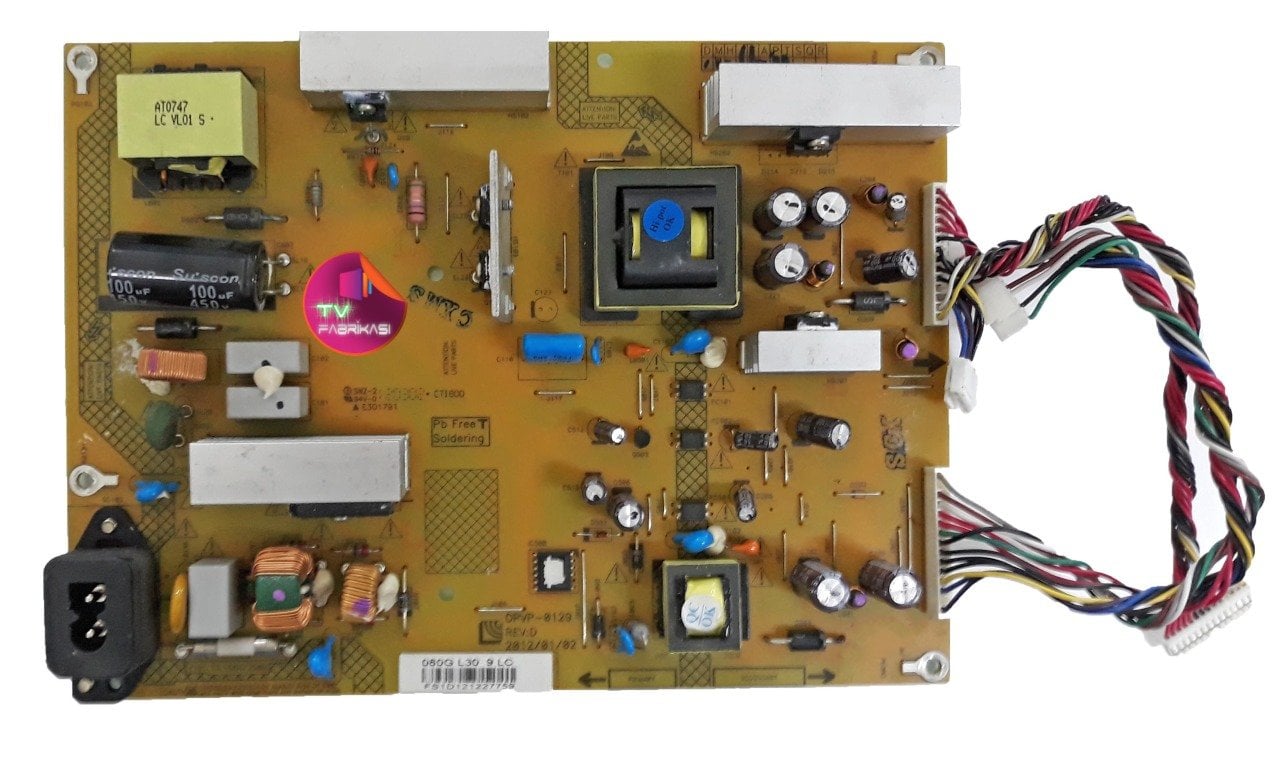 OPVP-0129 , REV:D , 080G L30 9 LC ,  32HFL4373D/10 , POWER BOAD , PHILIPS BESLEME