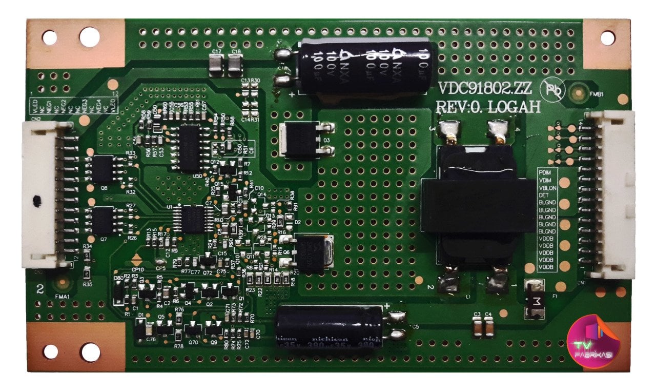 VDC91802ZZ , REV:0 LOGAH , BOE HW320WXC , LED DRIVER BOARD
