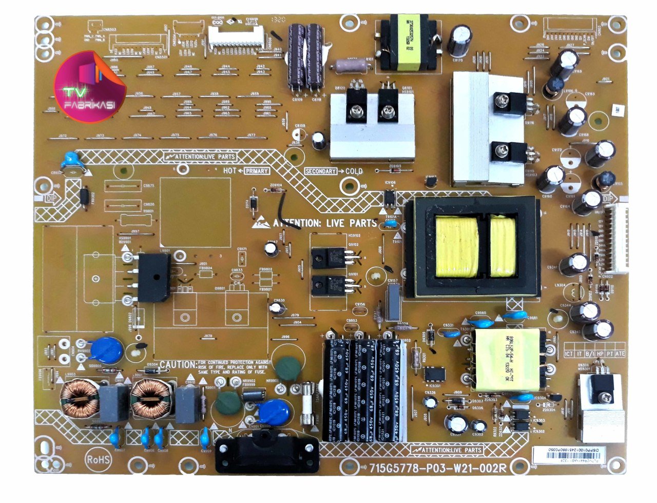 715G5778-P03-W21-002R , PLTVCR441XAS1 , 46PFL3108K/12 , POWER BOARD , PHILIPS BESLEME