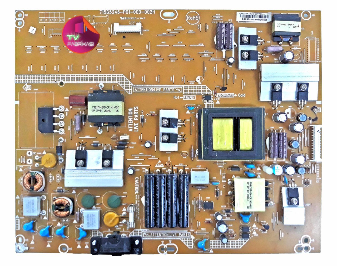 715G5246-P01-000-002H , CR808XXA5Q , POWER BOARD , PHILIPS BESLEME