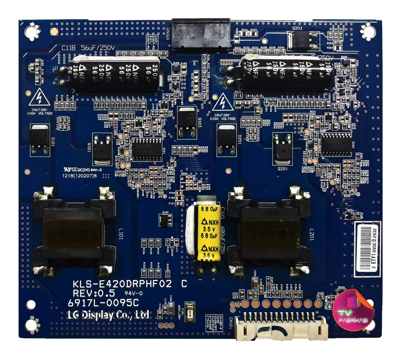6917L-0095C , KLS-E420DRPHF02 C REV0.5 , 42LM3400 , LED DRIVER BOARD