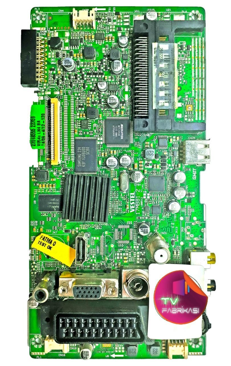 17MB81-2 , 100512 , 2314642 , BOEF01-100 , 22 , MAIN BOARD , VESTEL ANAKART