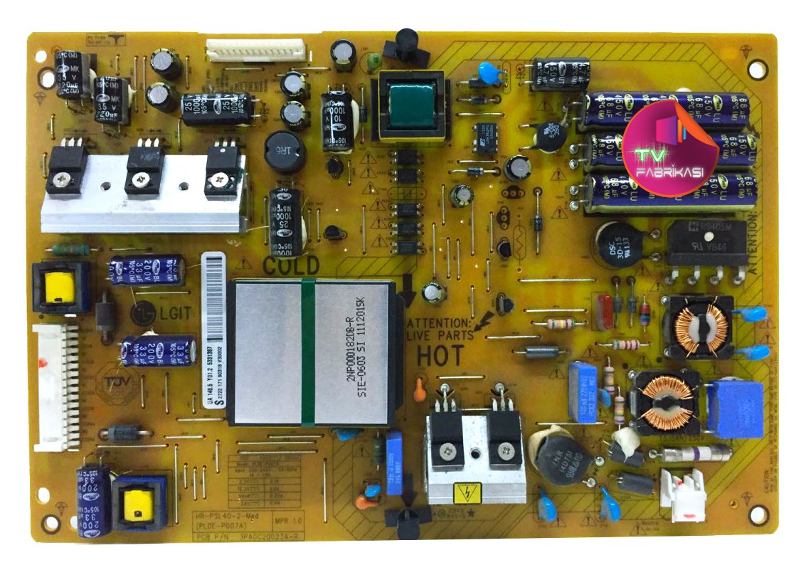 3PAGC20023A-R ,  2722 171 90318 , HR-PSL40-2-MED , PLDE-P007A , MPR 1.0 , POWER BOARD , PHILIPS BESLEME
