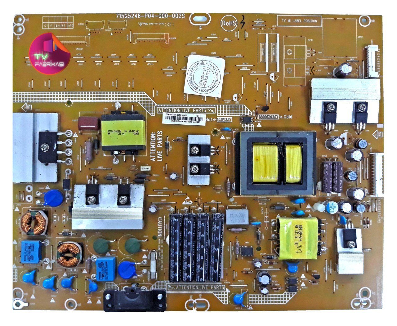 715G5246-P04-000-002S , D24T2XC5 , 40PFL3078 , POWER BOARD , PHILIPS BESLEME