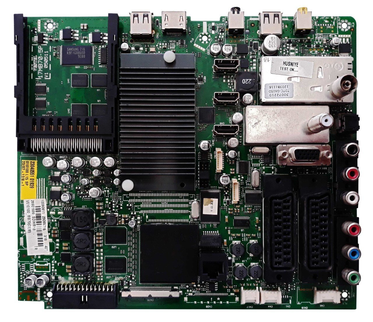 17MB70-5P , 23065715 , 23040551 , 050511 , VESTEL 40PF6013 , MAIN BOARD , VESTEL ANAKART
