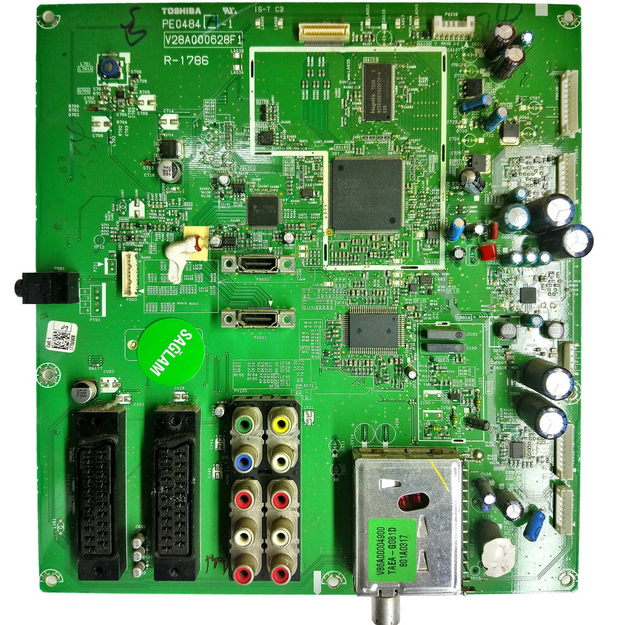 V28A000628F1 , PE0484 , A-1 , R-1786 , 32AV500P ,  MAIN BOARD , TOSHIBA ANAKART
