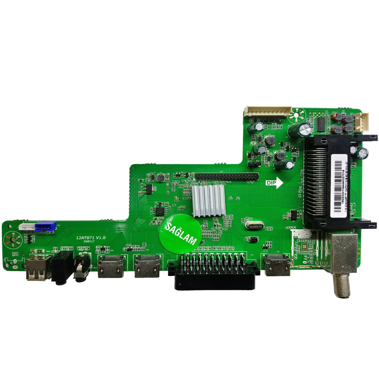 SN040LD12AT071-S2F,12AT071 V1.0 S50117 DVBS2 MNL Sunny Anakart