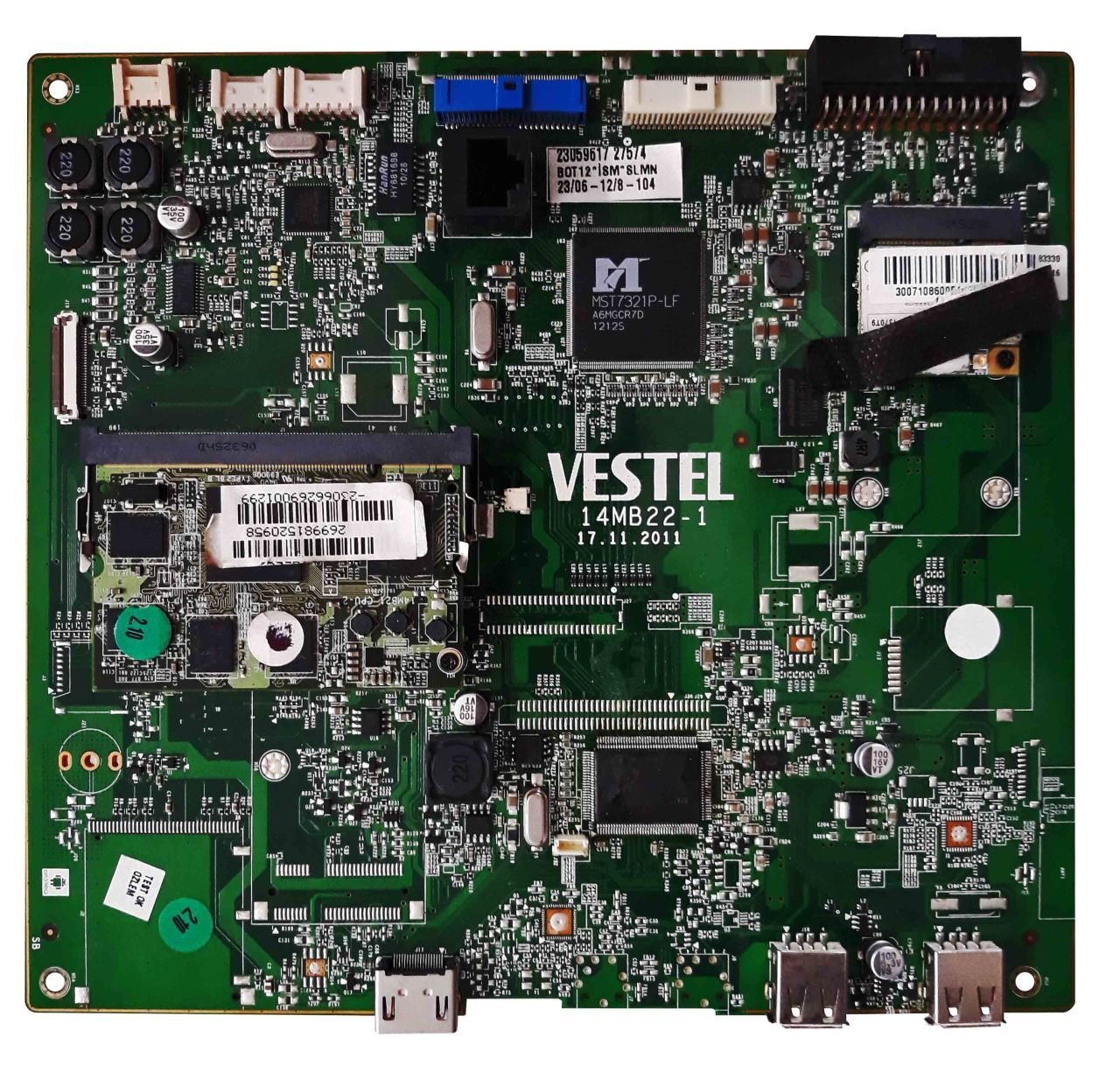 14MB22-1 , 23059617 , 30071086005421 , VPN: 30073035 , MAIN BOARD , VESTEL ANAKART