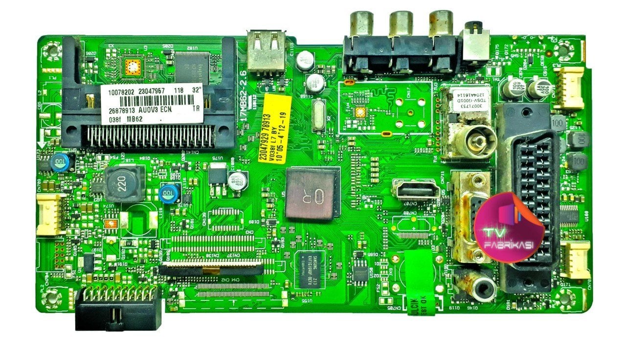 17MB62-2.6 , 110112 ,  23047967 , AUOV3 32'' , ANAKART , VESTEL , MAINBOARD