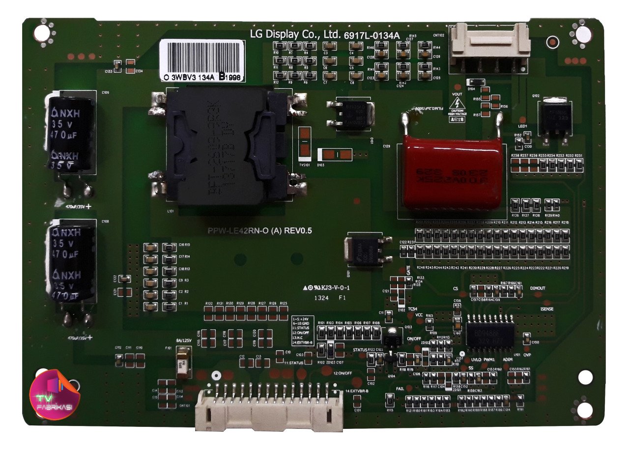 6917L-0134A  , PPW-LE42RN-O (A) , REV0.5 , C420DUN SF U2 , LG LED DRIVER BOARD