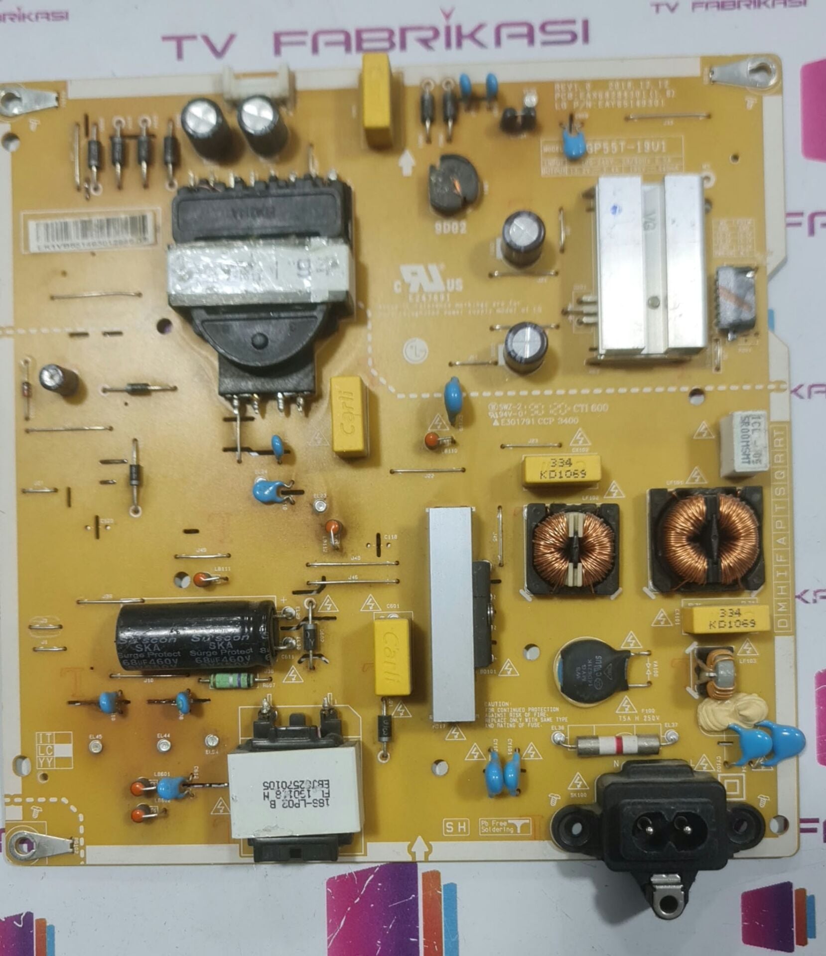 LG 55UM7450P,EAX68284301(1.6)EAY65149301,POWER,BOARD