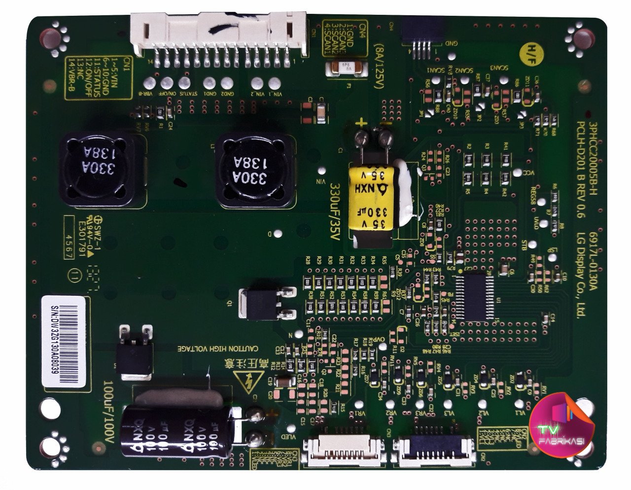 6917L-0130A , PCLH-D201 B , REV 0.6 , 3PHCC20005B-H , LC470EUN PF F1 , LG LED DRIVER BOARD