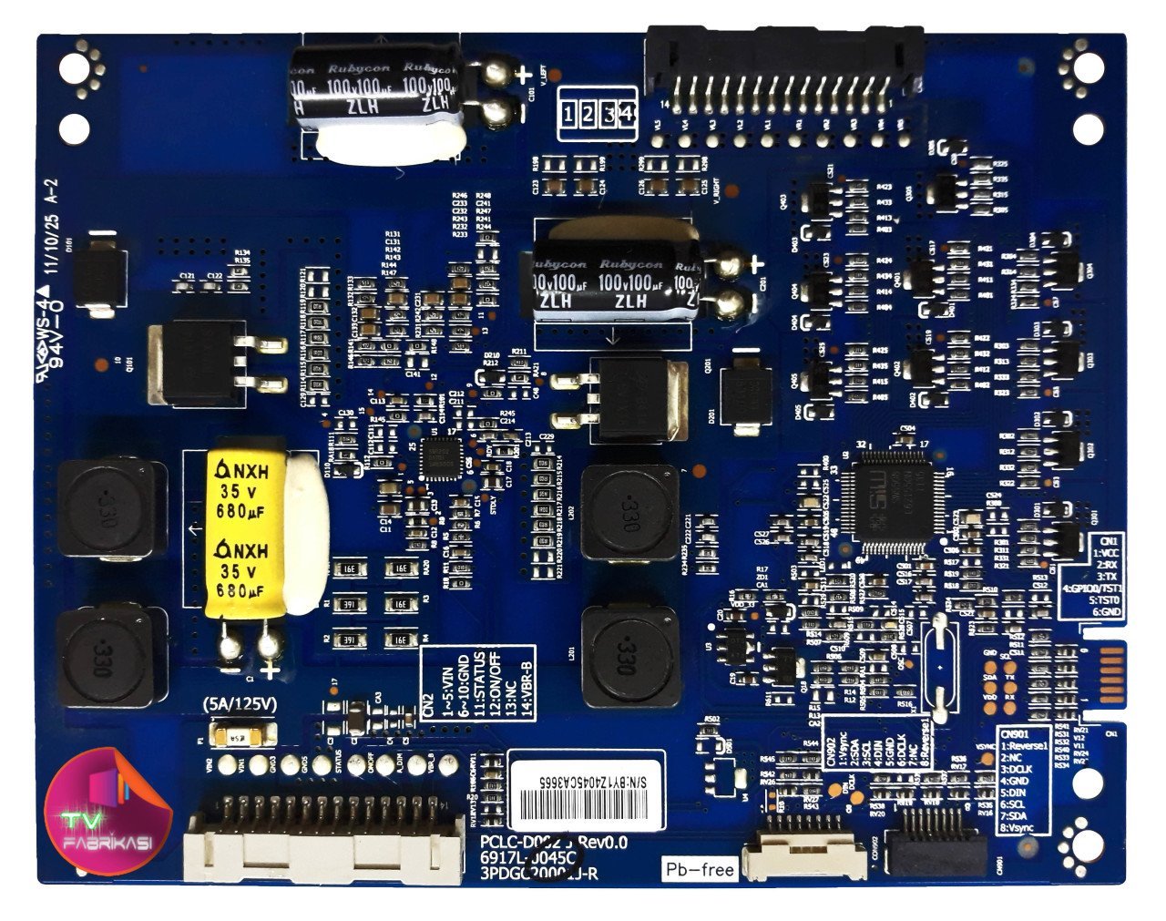 6917L-0045C ,  PCLC-D002J , REV0.0 , 3PDGC20001J-R , LC320EUD SD P1 , LG LED DRIVER BOARD