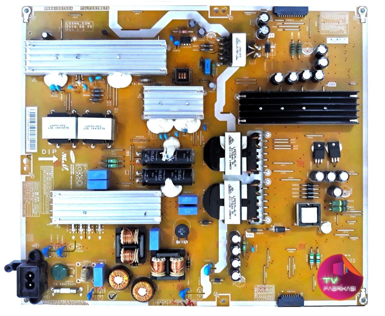 BN44-00755A , PSLF281W07A , REV 1.3 , L55N4_ESM , POWER BOARD , SAMSUNG BESLEME
