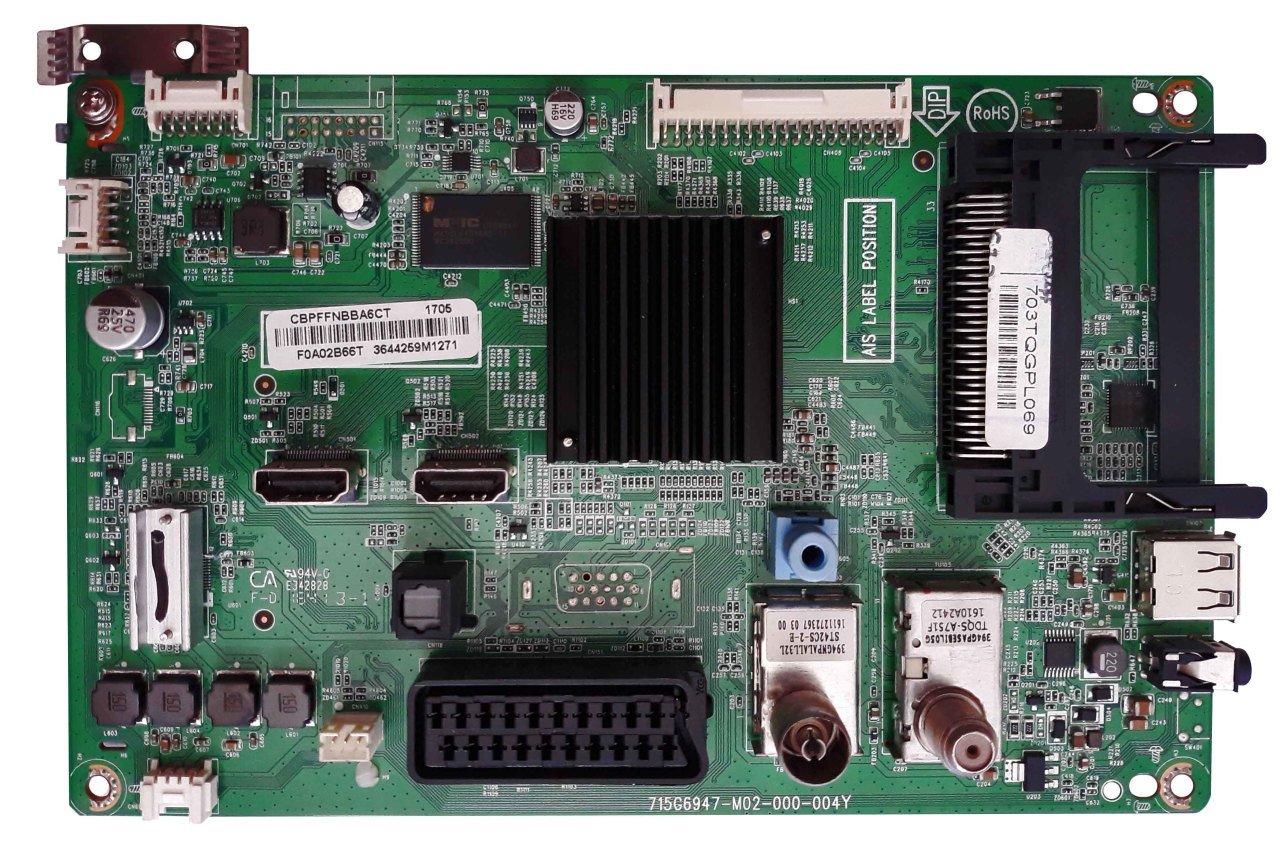 715G6947-M02-000-004Y , CBPFFNBB66T , 24PHK4000/12 , XFCB0NB13703SX , MAIN BOARD , PHILIPS ANAKART
