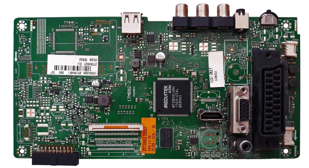 17MB82-2 , 23138451 , 23138452 , 19122012 , 32'' INCH DIJ PANEL , VES315WNDS-01 , Vestel 32PH31250 , MAIN BOARD , VESTEL ANAKART