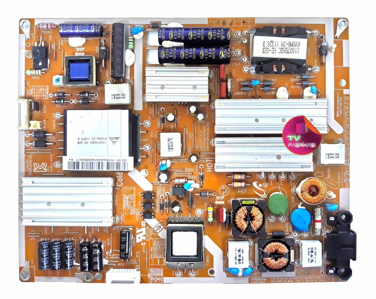 BN44-00457A , BN44-00457 , REV 1.1 , UE55D6000 , POWER BOARD , SAMSUNG BESLEME