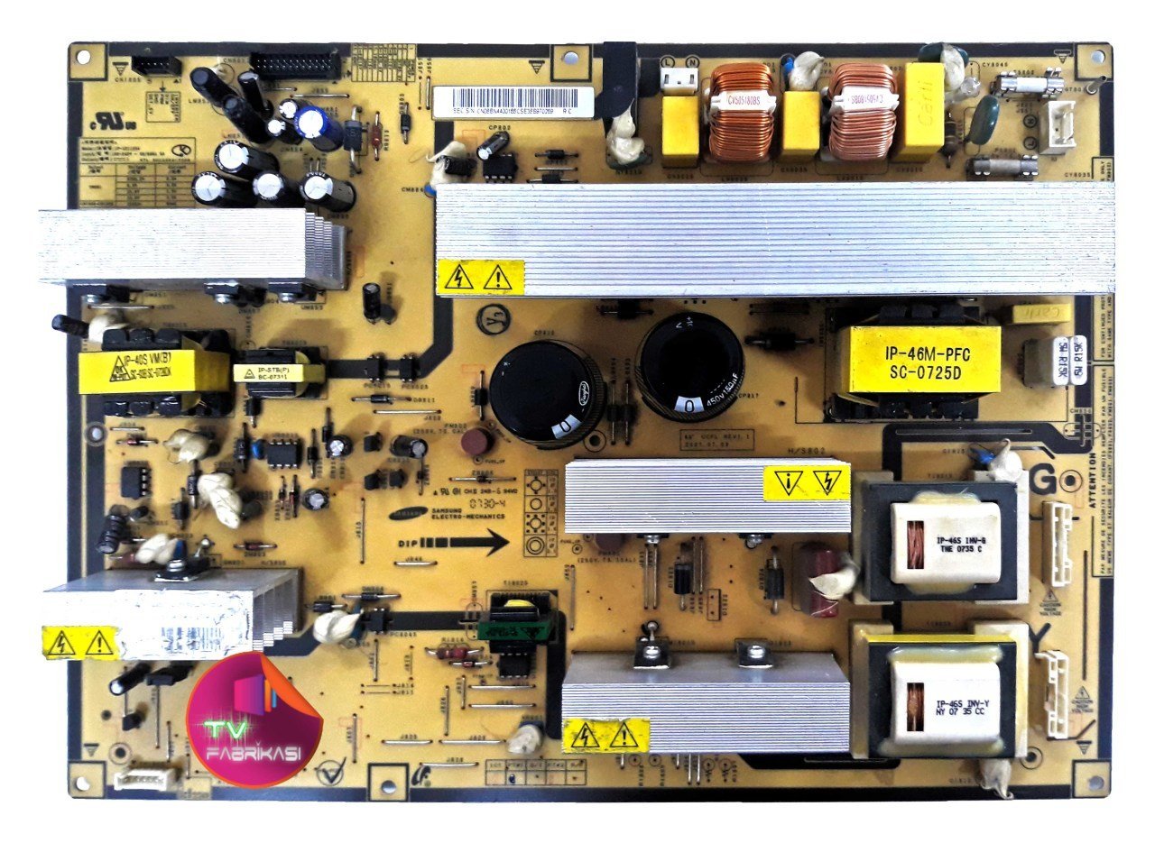 BN44-00166B , IP-301135A , IP-46STD , LE46M86BD , LE46M87BD , POWER BOARD , SAMSUNG BESLEME