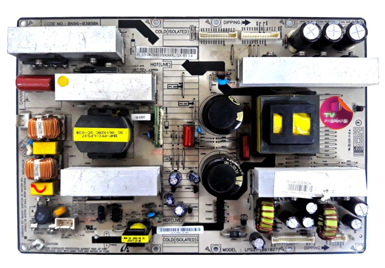 BN96-03050A , LPS37 , 061027 ,  LPS37 ( 061027 ) , LE37S73BD , POWER BOARD , SAMSUNG BESLEME