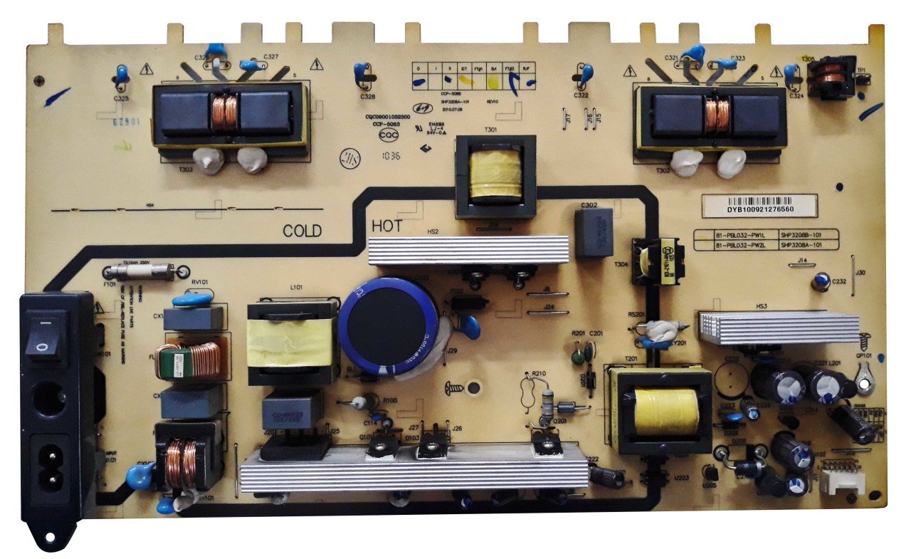 SHP3208A-101 , CCP-508S , CQC09001032300 , LCD32R19 , 81-PBL032-PW1L , POWER BOARD , BESLEME KARTI
