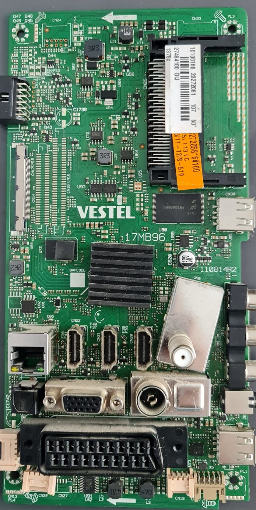 17MB96 , 110814R2 , 23272081 , DIJ 50'' , ANAKART , VESTEL , MAİN BOARD