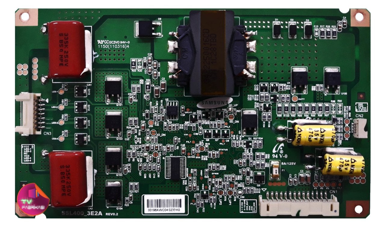 SSL400_3E2A , REV0.2 , LTA400HF24 , LTF400HJ05 , LTA400HL10 , SAMSUNG LED DRIVER BOARD