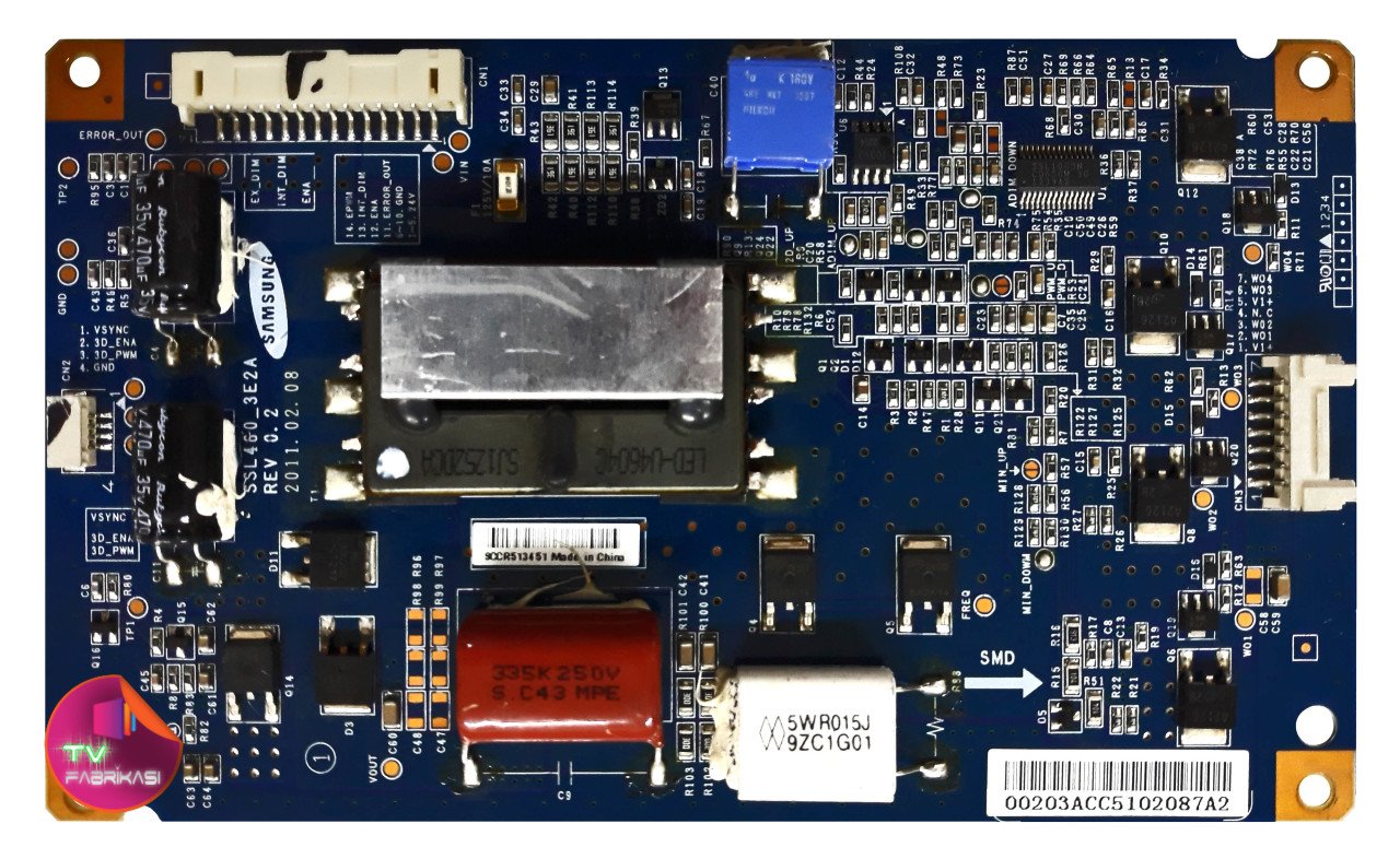 SSL460_3E2A , REV0.2 , LTA460HQ12 , LTA460HJ14 , SAMSUNG LED DRIVER BOARD