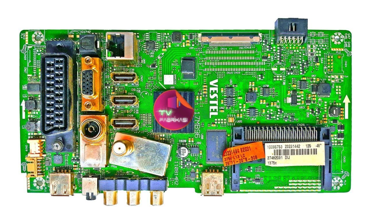 17MB96 , 110814R2 , 23231442 , DIJ 40'' , ANAKART , VESTEL , MAIN BOARD