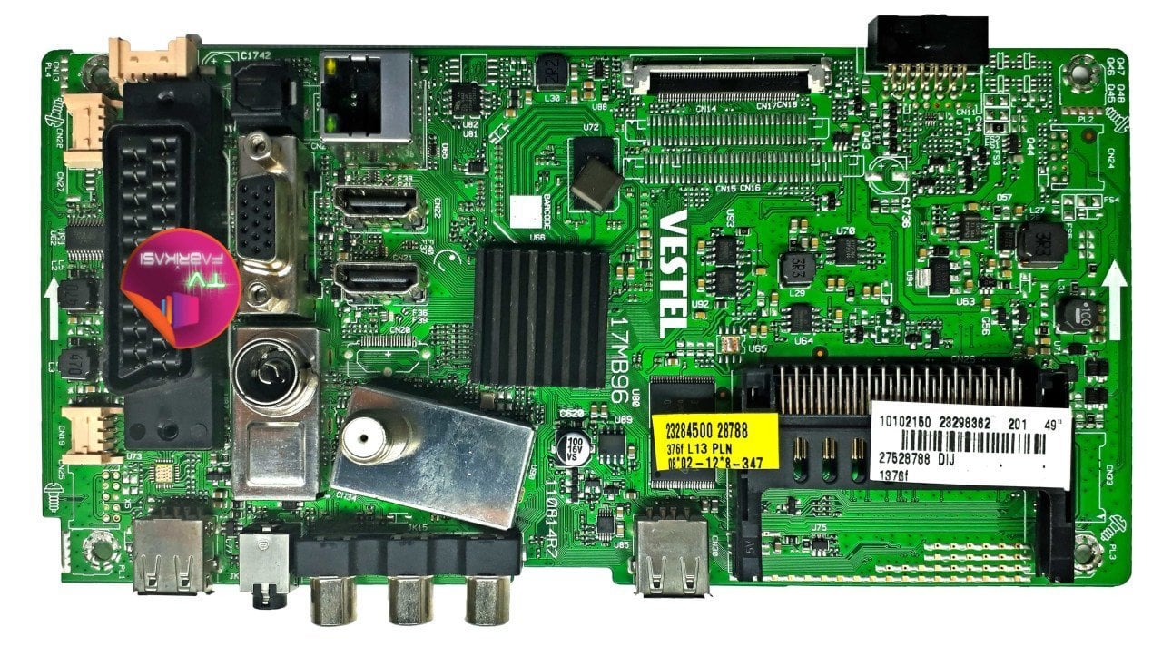 17MB96 , 110814R2 , 23298362, DIJ 49'' , FULL HD , ANAKART , VESTEL , MAIN BOARD