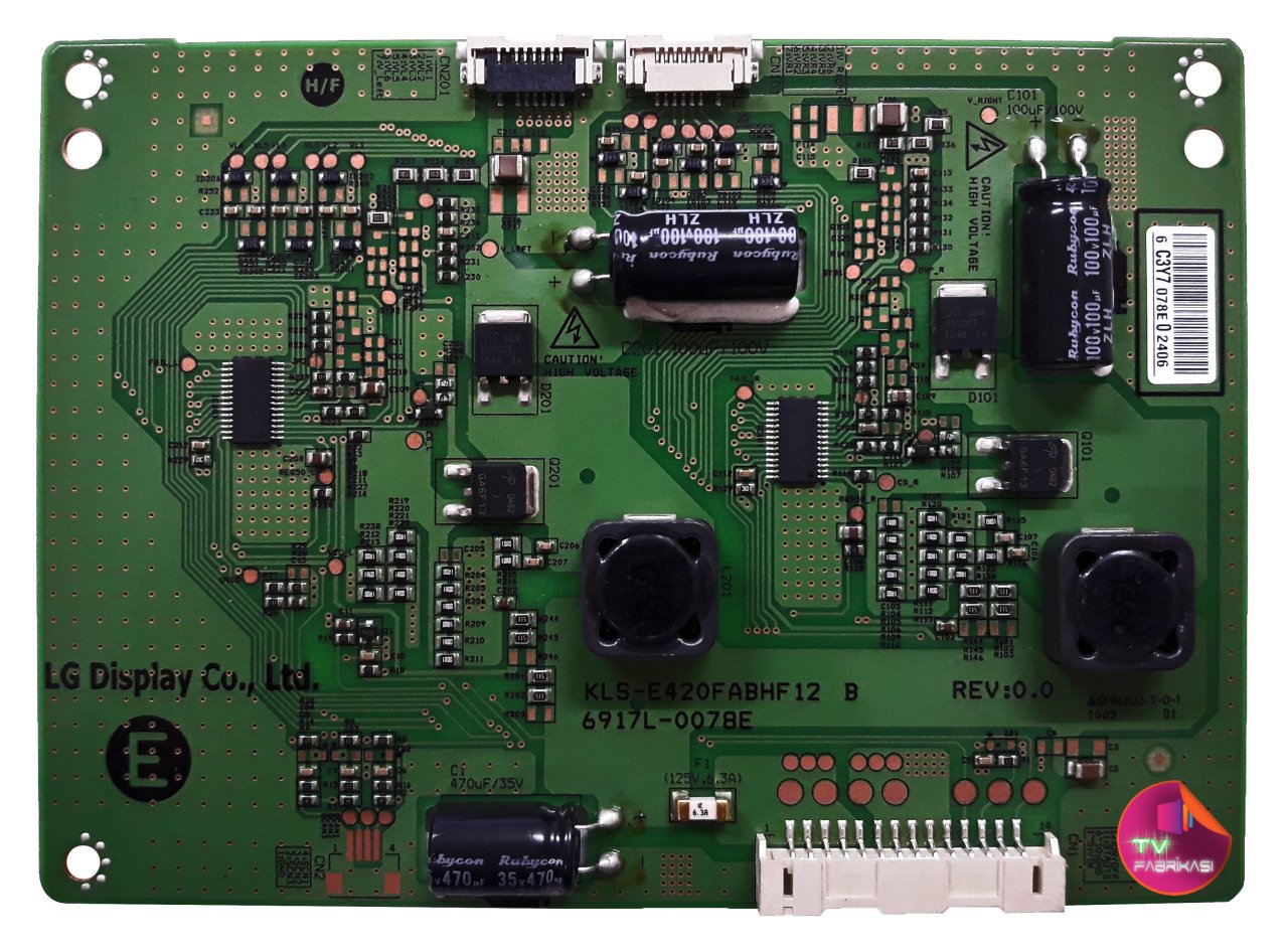 6917L-0078E , KLS-E420FABHF12 B , REV:0.0 , LG LED DRIVER BOARD