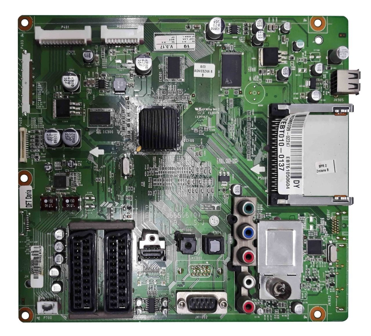 EAX61366606(0) , EBT61050604 , 07EBT010-0137 , LG 42PJ250-ZC , PDP42T10000 , MAIN BOARD , LG ANAKART