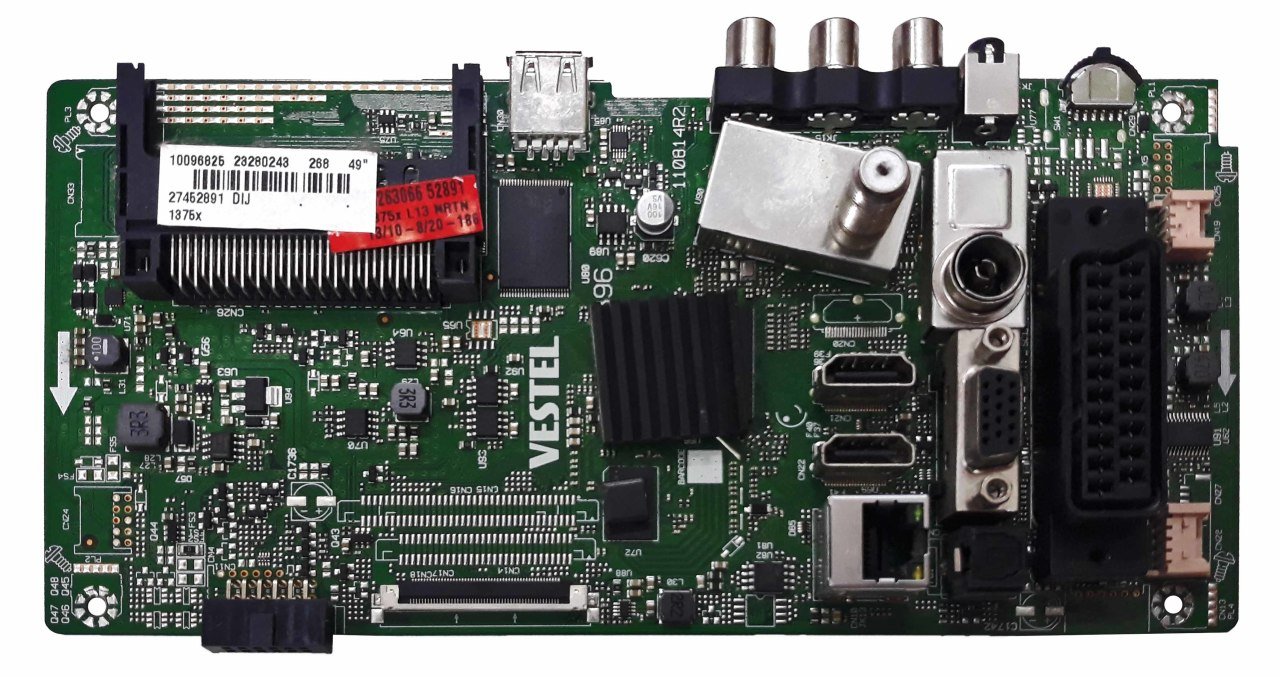 17MB96 , 23280243 , 23263066 , 110814R2 ,  HI-LEVEL 49HL600 , VES490UNDL-2D , MAIN BOARD , VESTEL ANAKART