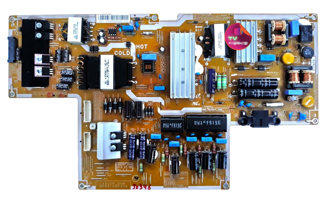 BN44-00635A , L46U2P_DSM , UE40F8000SL , REV 1.3 , POWER BOARD , SAMSUNG BESLEME