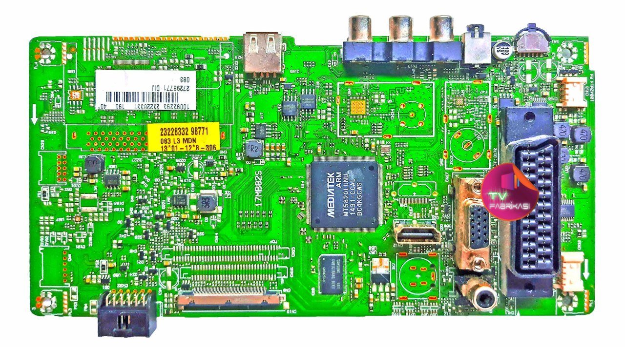 17MB82S , 23228331 , 10042014 , 27298771 DIJ 40'' , VESTEL ANAKART , MAINBOARD