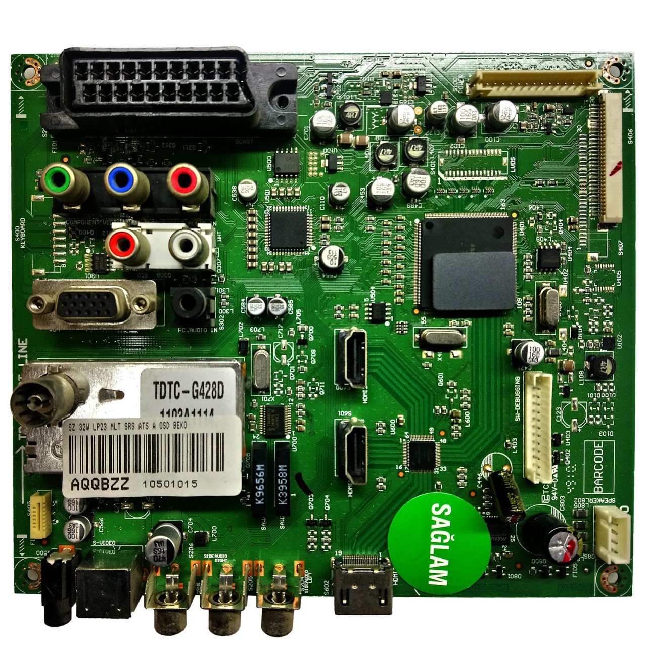 YRQ190R-8 V-0 AQQBZZ Arçelik Anakart