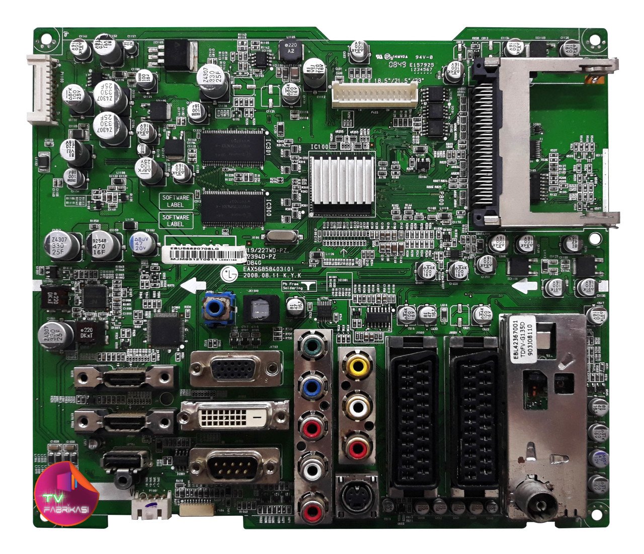 EAX56858403 (0) , EBU56820708 , M2394D-PZ , LG MAİN BOARD ANAKART